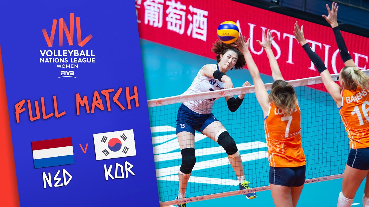Netherlands 🆚 Korea - Full Match Womens Volleyball Nations League 2019 