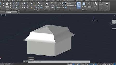 AutoCAD 3D Practice - Mansard Roof Design - QasimCAD