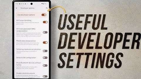 Android Developer Options: The ULTIMATE Guide (Boost Speed, Debug Apps)