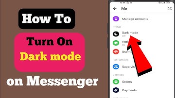 How To Turn On Dark Mode Facebook Messenger Update ||2024