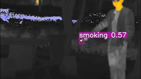 Smoking Detection using Thermal Camera and Deep Learning Algorithm
