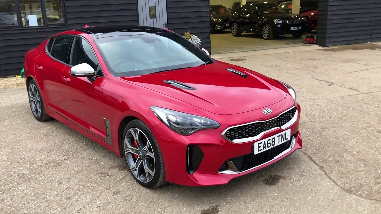 Kia stinger red