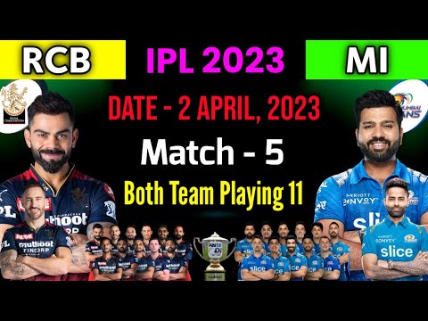 TATA IPL 2023, Match 5 RCB Vs MI - Match Report