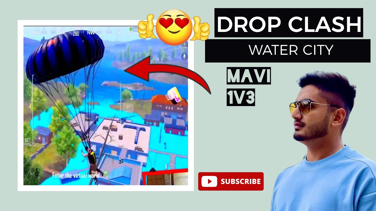 MAVI 1v3🥵Water City Drop Clash || Mavi on fire🔥 - YouTube