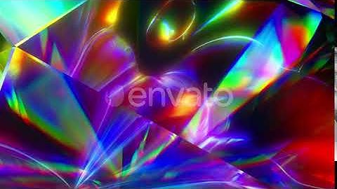 The Light Passes Through the Facets | Motion Graphics - Envato elements