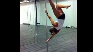 Pole dance - Phoenix spin
