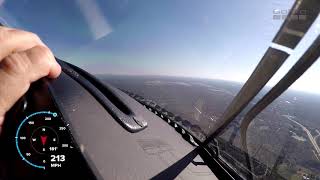 BeechJet 400E landing CLT