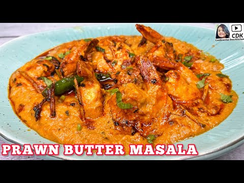 PRAWN BUTTER MASALA | Prawn Masala Curry | Butter Shrimp Curry | Chingri Recipe #prawnrecipe