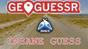 My Best Guess in Geoguessr Duels So Far (no moving)