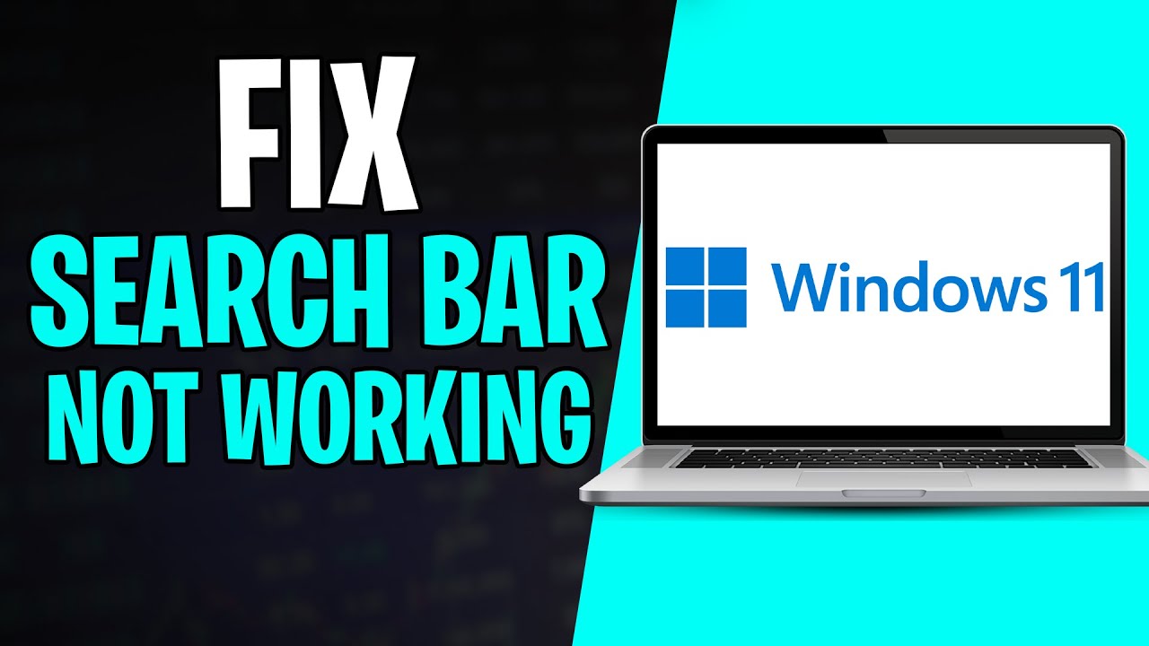 How to Fix Windows 11 Search Bar Not Working (2026 UPDATE) - YouTube
