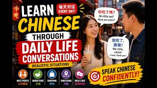 Learn Chinese Through Daily Life Conversations (Realistic Situations)