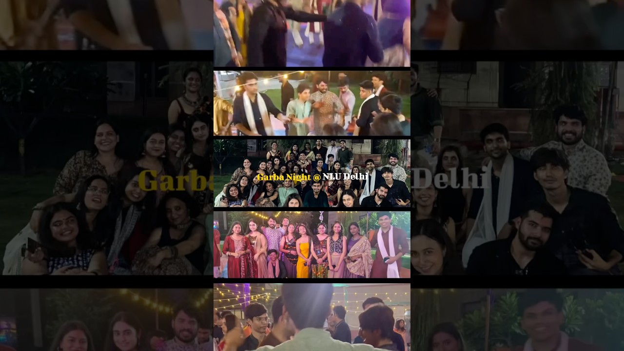 This is How LLM Batch celebrated Garba Night at NLU, Delhi after cracking AILET PG 2025 