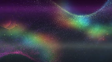 4K Rainbow Glitters Wave - Relaxing Moving Background #AAVFX Live Wallpaper