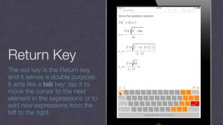 Learn how to use MathPad to solve a quadratic equation.