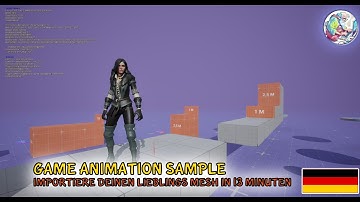 Unreal Game Animation Sample - Hinzufügen eines benutzerdefinierten Mesh aus Sketchfab in 13 Minuten