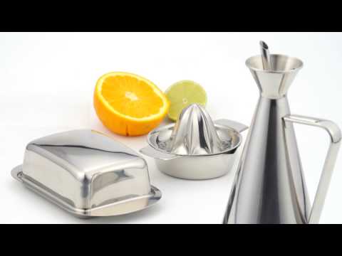 Tescoma Grand chef Stainless Steel Butter Holder Dish Italy Made #428630