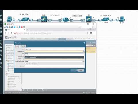 Palo Alto - How to create a site-to-site IPSEC VPN (Pre-Shared Key) - Eve-NG lab - Pan-OS 9.1
