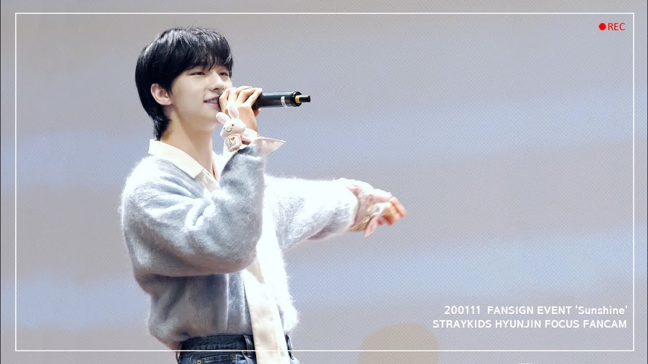 200111 FANSIGN EVENT 'Sunshine' 스트레이키즈 현진 직캠 / STRAYKIDS HYUNJIN FOCUS FANCAM