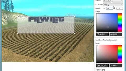 PAWNit IDE - TextDraw Creator
