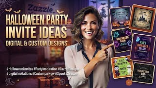 Halloween invites ideas on Zazzle that you can't miss out!