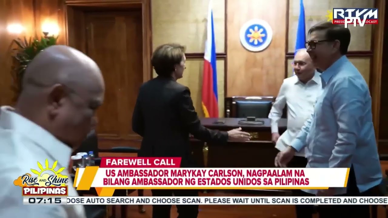 U.S. Ambassador Marykay Carlson, nagpaalam na bilang diplomat ng Estados Unidos sa Pilipinas