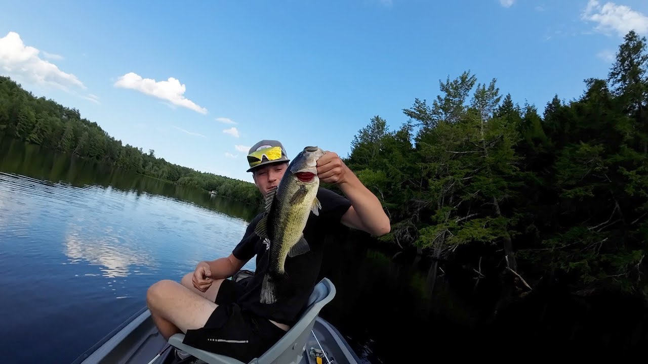 Bass fishing with Christian after work