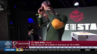 Famous Falcons Select Kyle Pitts w/ #4 Pick | 2021 NFL Draft Net Worth