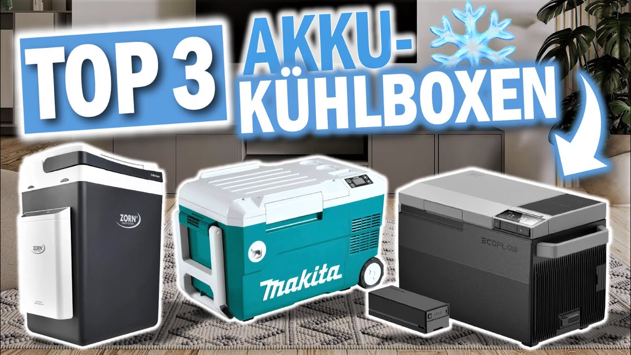 Akku-Kühlbox, Baustrahler, Radios und mehr