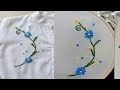 Easy Hand embroidery for kurti/sleeves/ plazo 