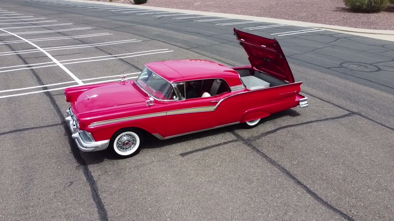 Top Operations - 1957 Ford Fairlane 500 Skyliner! - YouTube