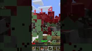 Minecraft Zombie Apocalypse Is Scary!💀 #funny #minecraft #memes #gaming