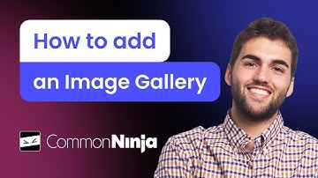 How to add an Image Gallery to your website