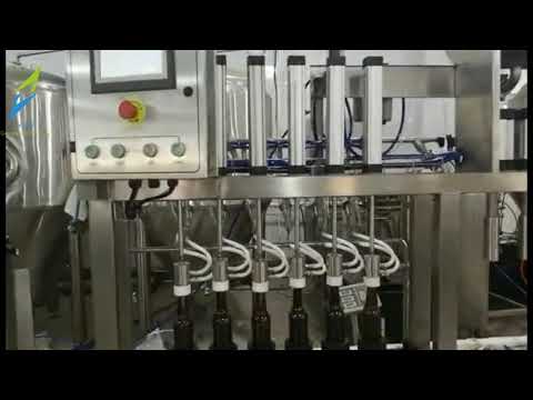 ნახევრად-ავტომატური ჩამოსასხმელი ხაზი და ბოთლების გასარეცხი დანადგარი