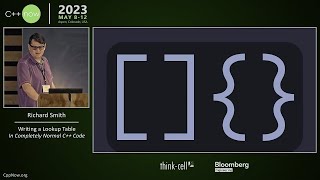 Lightning Talk: Writing a Lookup Table in C++ - Richard Smith - CppNow 2023