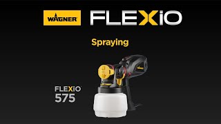 Wagner FLEXiO 575 Paint Sprayer Spraying @Wagner-Spraytech