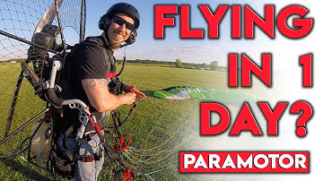 FLY PARAMOTOR on your 1st day of training???