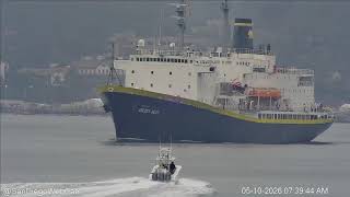 Training Ship Golden Bear Arrives in San Diego for the Last Time
