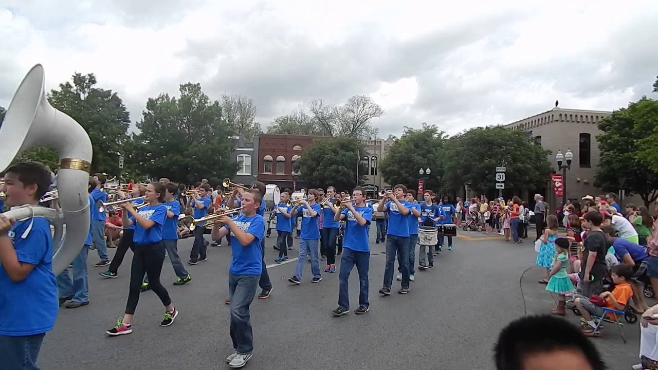 franklin rodeo parade GMS band