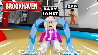 Baby Janet Gets Lost In Brookhaven Roblox Roleplay