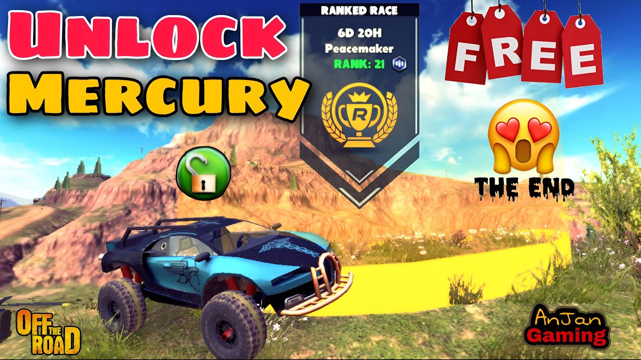 Unlock Off The Road Mercury car for free 😍🤔😱 Otr Mercury Ranked Race