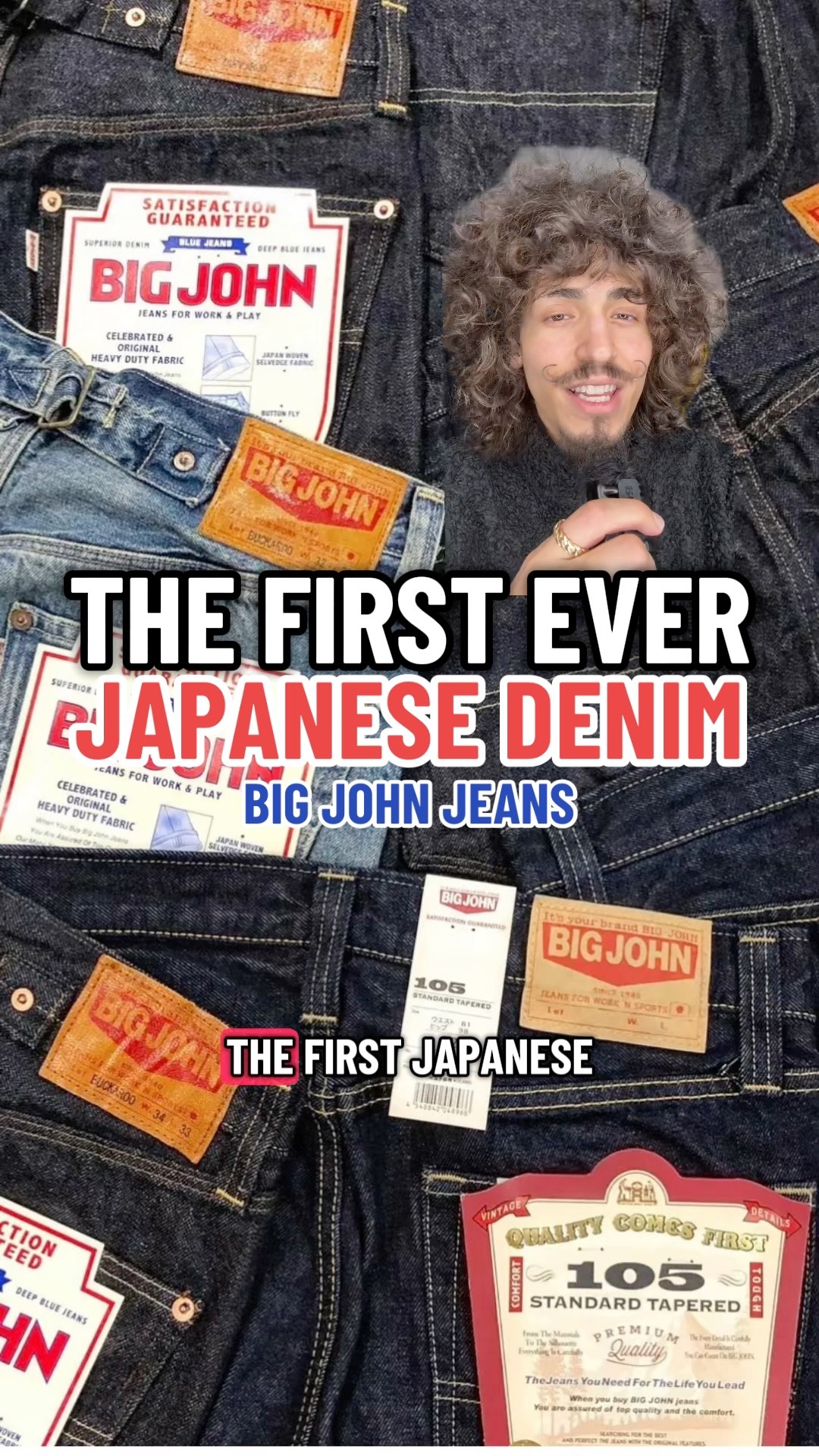 THE FIRST JAPANESE JEANS EVER #menswear #mensfashion #rawdenim