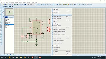 Simple Motor Driver Circuit (PWM controlled motor speed - in Proteus)