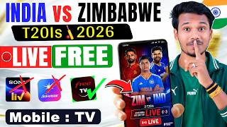How to Watch India vs Zimbabwe T20I Series Live for FREE? | IND vs ZIM 2026 Live Match Kaise Dekhe? screenshot 1