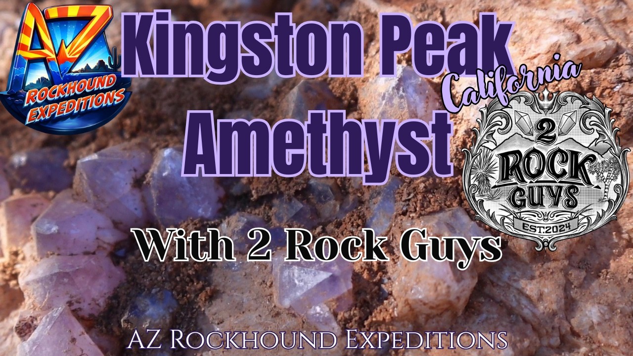 Rockhounding at Purple Blessings Mine, Kingston Peak CA for 