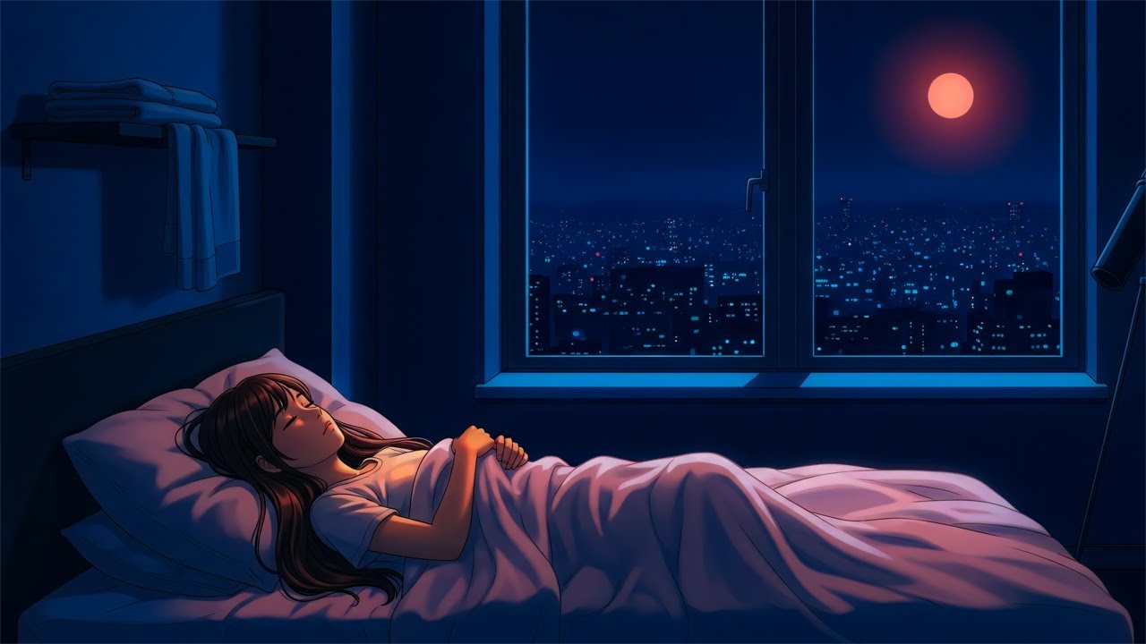 Relaxing Sleep Music • Anxiety Ease • Night Stillness • Deep Sleep Music