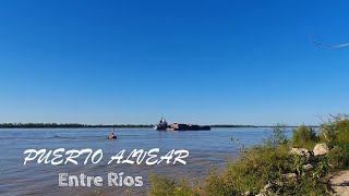 Costa de PUERTO ALVEAR desde el aire - Paisajes de ENTRE RIOS