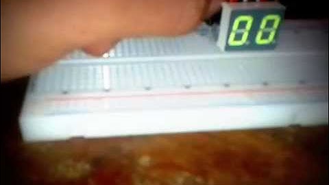 Display 7 segmentos duplo Arduino