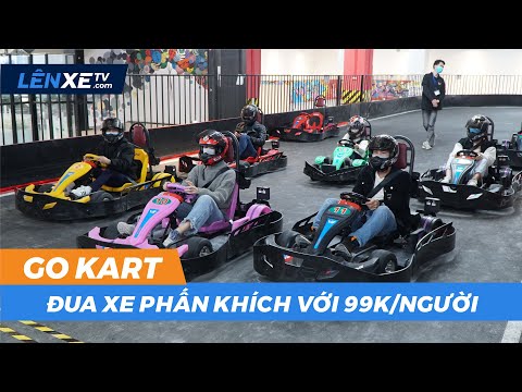 Video GoKart đua xe phấn khích với 99k/người tại AEON Hà... - youtube