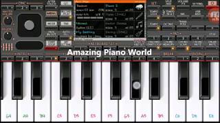 Tere Naam | Tital Track | Mobile Piano Tutorial chords