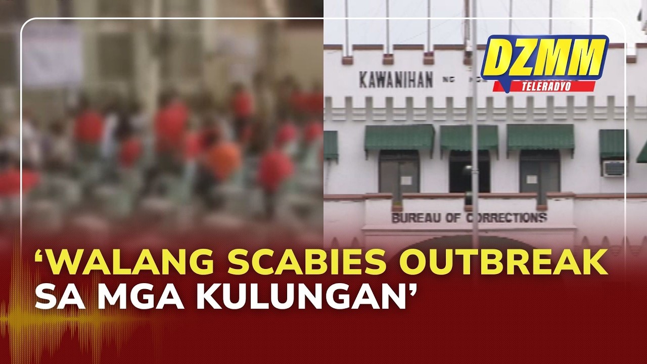 No scabies outbreak in prisons nationwide: BuCor | DZMM Teleradyo (11 March 2026)